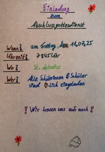 Abschlussgottesdienst