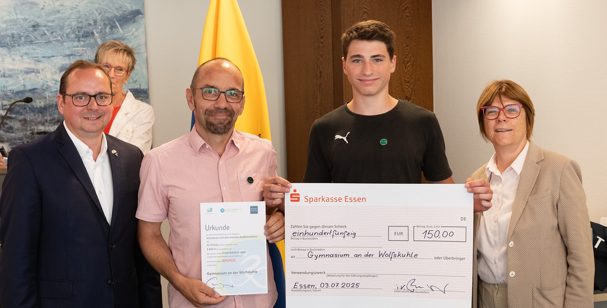 Stadtradeln 2025 - Ehrung durch den Oberbürgermeister
